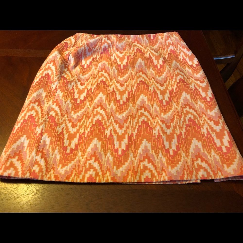 Talbots lined straight skirt